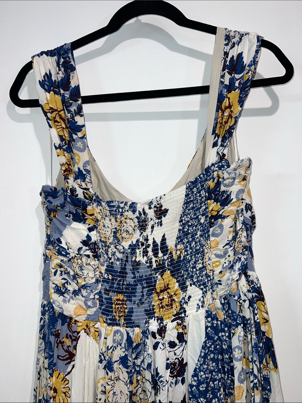 Free People Sasha Floral Mesh Floral Patchwork Maxi Dress Size XLarge DL2 - Picture 10 of 16